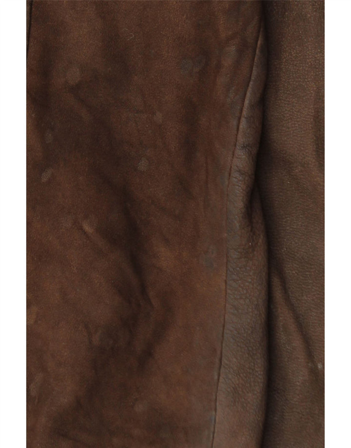 CONBIPEL Mens Leather Jacket IT 56 2XL Brown Leather