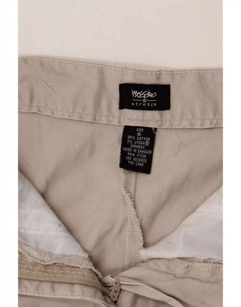 MOSSIMO Womens Stretch Straight Casual Trousers US 6 Small W30 L24 Beige Vintage Mossimo and Second-Hand Mossimo from Messina Hembry 