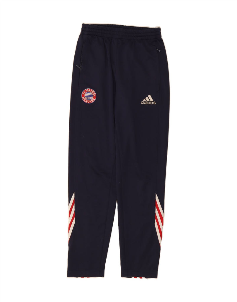 ADIDAS Boys FC Bayern Munchen Tracksuit Trousers 13-14 Years  Navy Blue Vintage Adidas and Second-Hand Adidas from Messina Hembry 