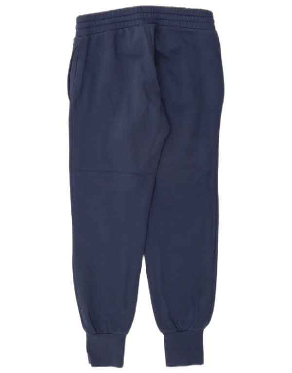 CONVERSE Womens Tracksuit Trousers Joggers UK 6 XS  Blue Cotton