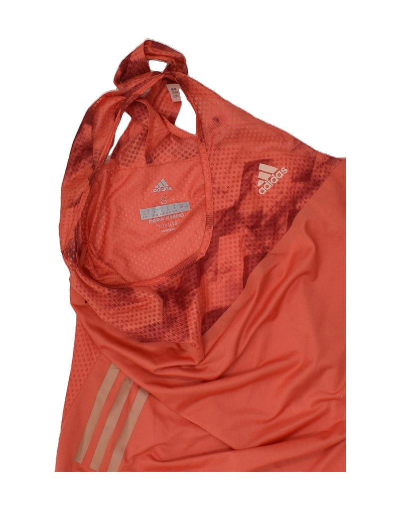 ADIDAS Womens Climacool Graphic Vest Top UK 8-10 Small Brown Sports | Vintage Adidas | Thrift | Second-Hand Adidas | Used Clothing | Messina Hembry 