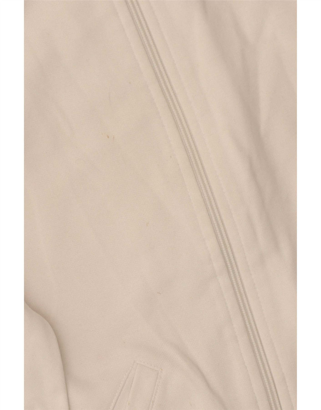 Champion Womens Tracksuit Top Jacket UK 14 Medium White Colourblock Cotton