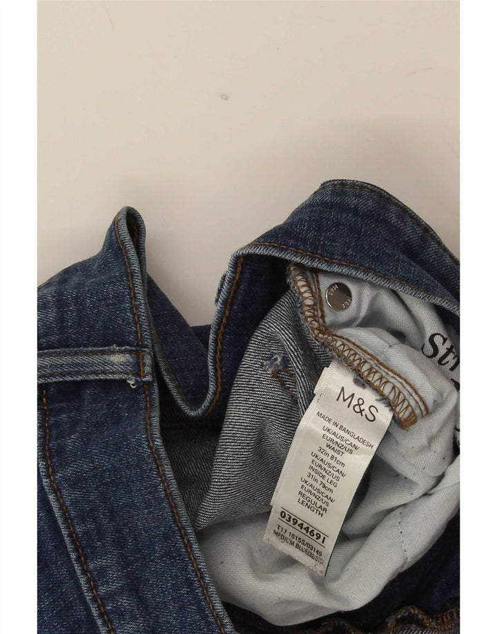 Marks & Spencer Mens Slim Jeans W32 L31 Blue Cotton