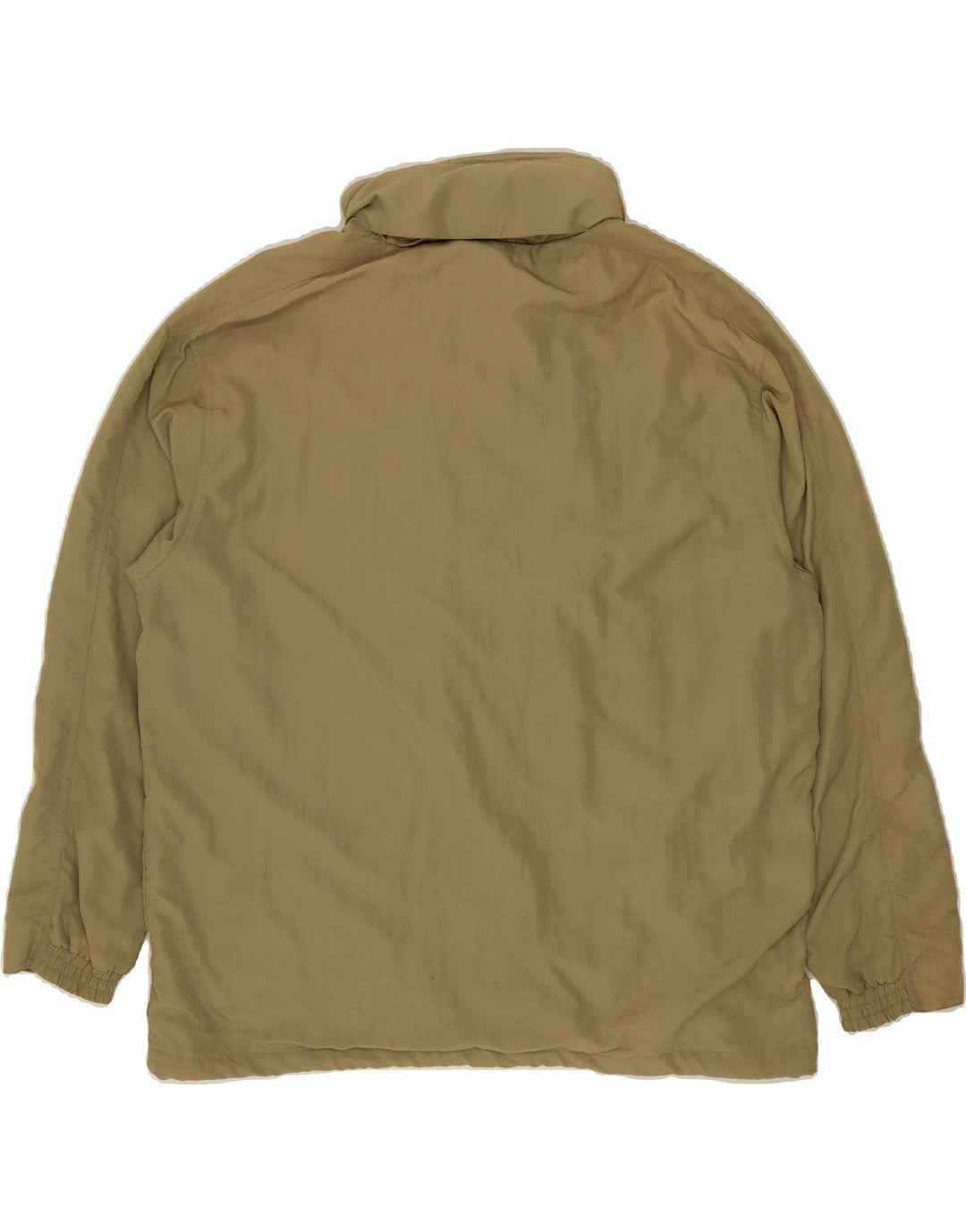 DIADORA Mens Hooded Rain Jacket UK 42 XL Khaki Polyamide Vintage Diadora and Second-Hand Diadora from Messina Hembry 