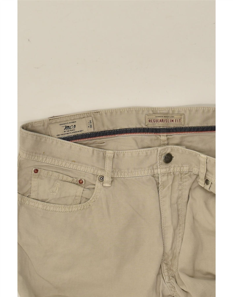 MARLBORO CLASSICS Mens Regular Casual Trousers W36 L34  Grey Cotton | Vintage Marlboro Classics | Thrift | Second-Hand Marlboro Classics | Used Clothing | Messina Hembry 