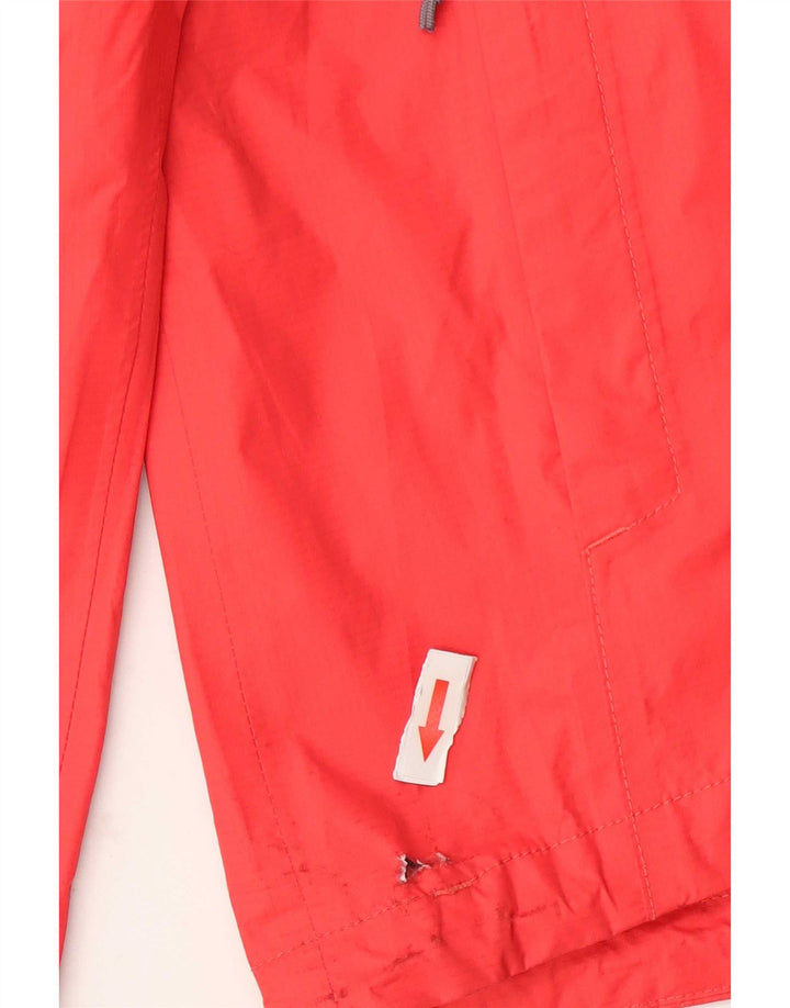 The North Face Womens Hooded Rain Jacket UK 10 Small Orange