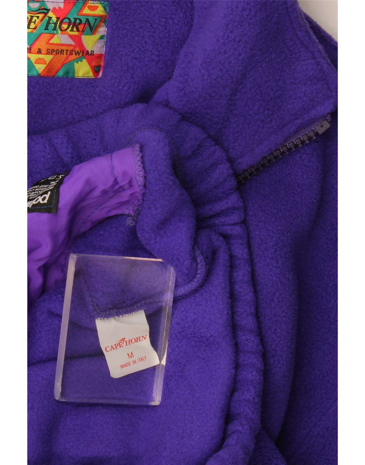 Cape Horn Mens Fleece Jacket UK 38 Medium Purple Polyester