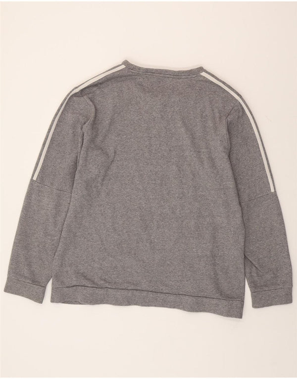 Adidas Mens Sweatshirt Jumper XL Grey Cotton