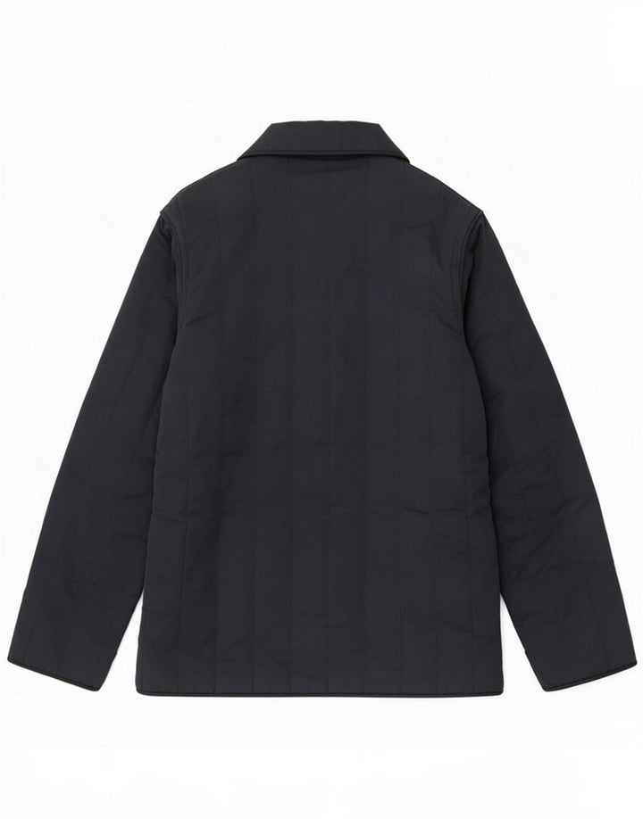Aquascutum Womens Quilted Jacket UK 14 Medium Navy Blue