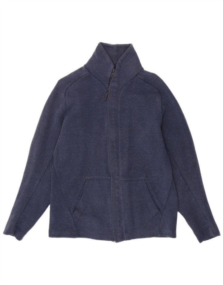 Nike Mens Tracksuit Top Jacket Medium Navy Blue Cotton