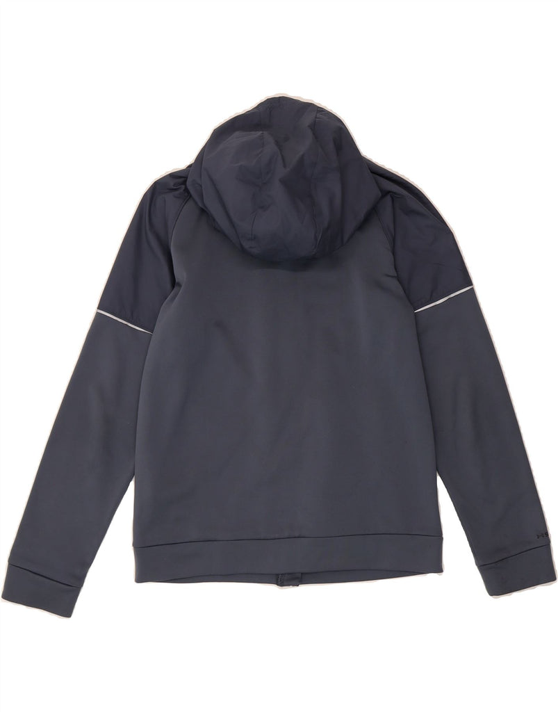 UNDER ARMOUR Boys Zip Hoodie Sweater 11-12 Years Large  Navy Blue Vintage Under Armour and Second-Hand Under Armour from Messina Hembry 