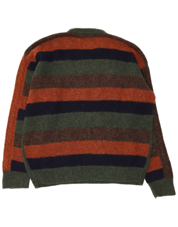Trussardi Mens Crew Neck Jumper Sweater XL Multicoloured Striped
