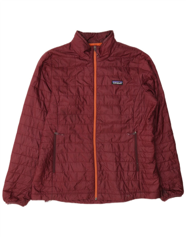Patagonia Womens Padded Jacket UK 18 XL Burgundy Polyester