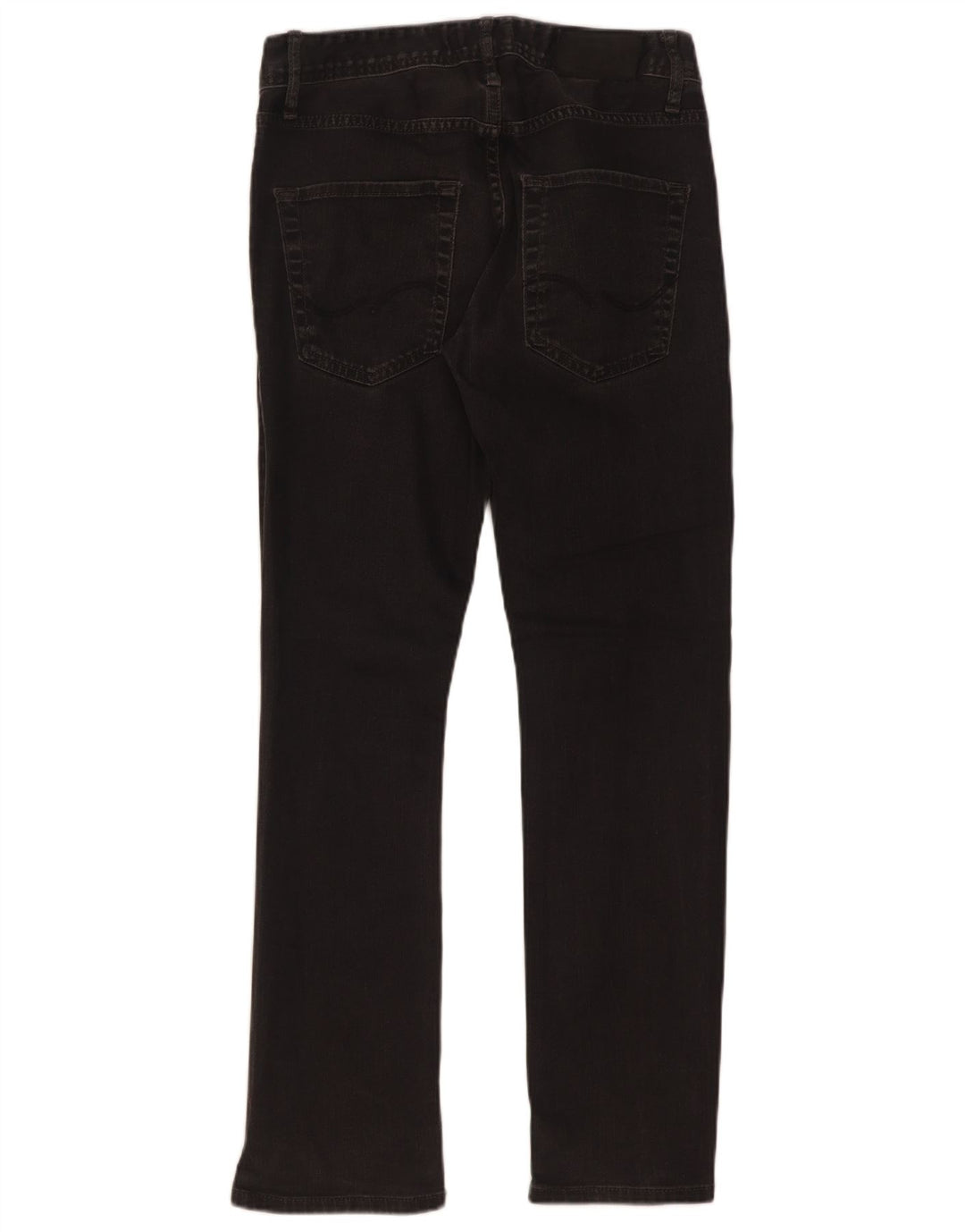 Jack & Jones Mens Clark Straight Jeans W29 L30 Black Cotton