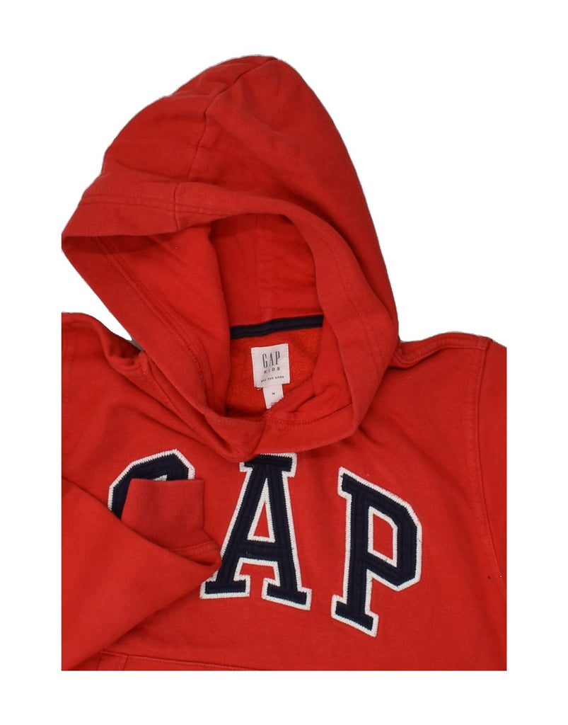 GAP Boys Graphic Hoodie Jumper 8-9 Years Medium Red Cotton | Vintage Gap | Thrift | Second-Hand Gap | Used Clothing | Messina Hembry 