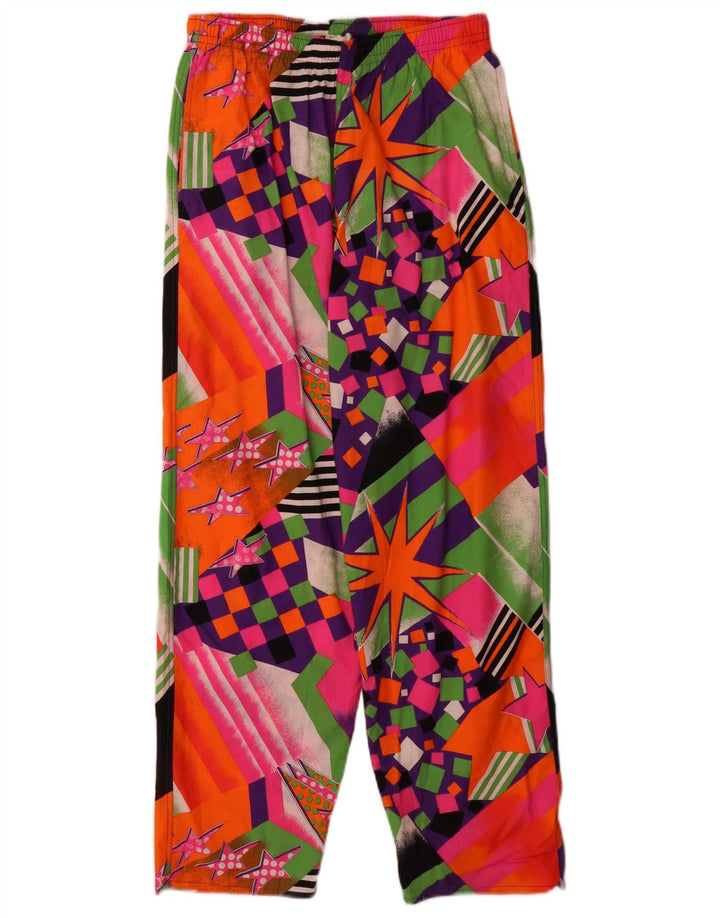 Champion Womens Tracksuit Trousers UK 14 Large Multicoloured Geometric