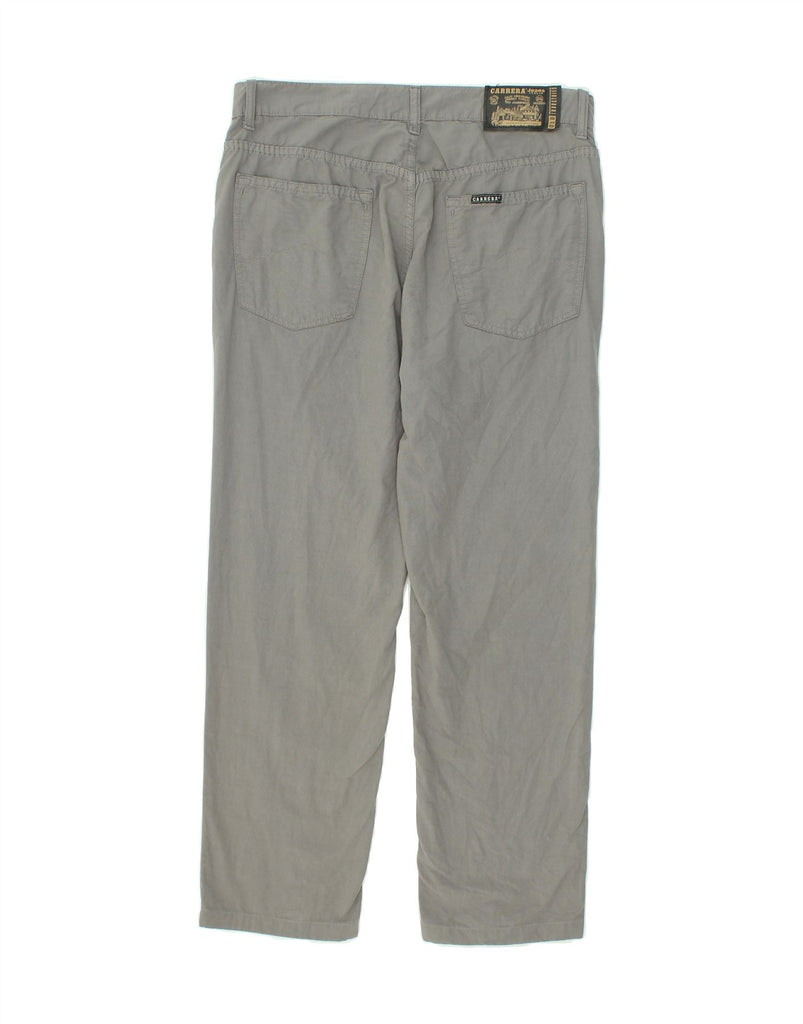 CARRERA Mens 700 Straight Casual Trousers W34 L27 Grey Cotton Vintage Carrera and Second-Hand Carrera from Messina Hembry 