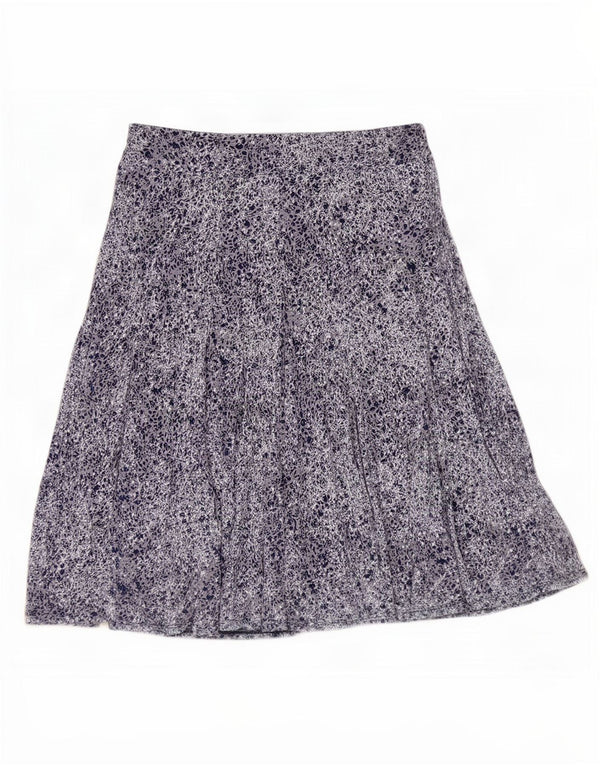 Marks & Spencer Womens Per Una A-Line Skirt UK 14 Large W32 Navy Blue