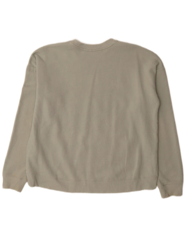 Under Armour Womens Graphic Oversized Sweatshirt Jumper UK 6 XS Green