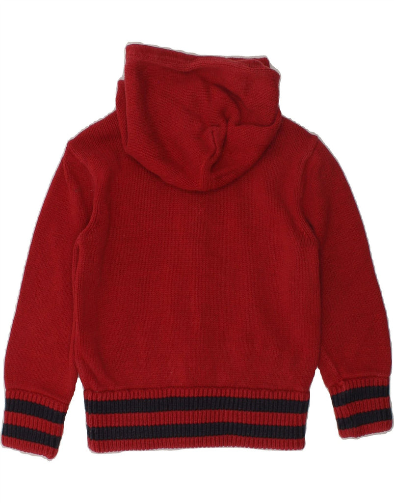 POLO RALPH LAUREN Baby Boys Hooded Cardigan Sweater 18-24 Months Red | Vintage Polo Ralph Lauren | Thrift | Second-Hand Polo Ralph Lauren | Used Clothing | Messina Hembry 