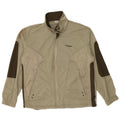 DIADORA Mens Tracksuit Top Jacket UK 40 Medium Khaki Colourblock Polyester