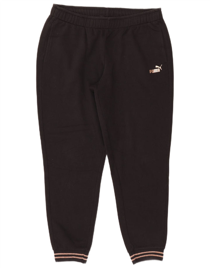 Puma Mens Tracksuit Trousers Joggers Large  Black