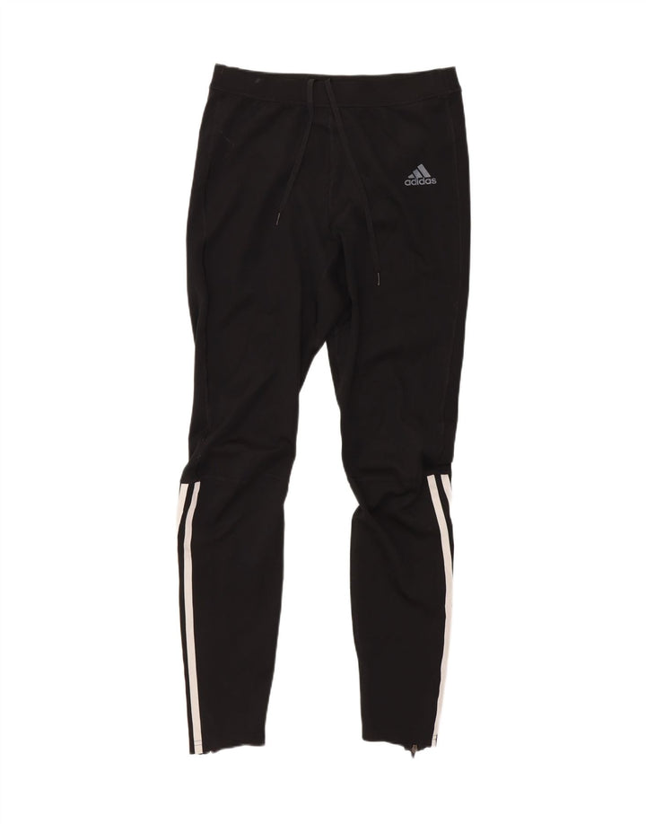 Adidas Womens Climalite Tracksuit Trousers UK 12 Medium Black Polyester