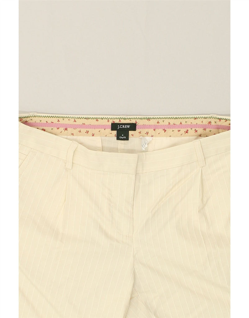 J. CREW Womens City Fit Straight Chino Trousers US 4 Small W30 L26 Beige | Vintage J. Crew | Thrift | Second-Hand J. Crew | Used Clothing | Messina Hembry 