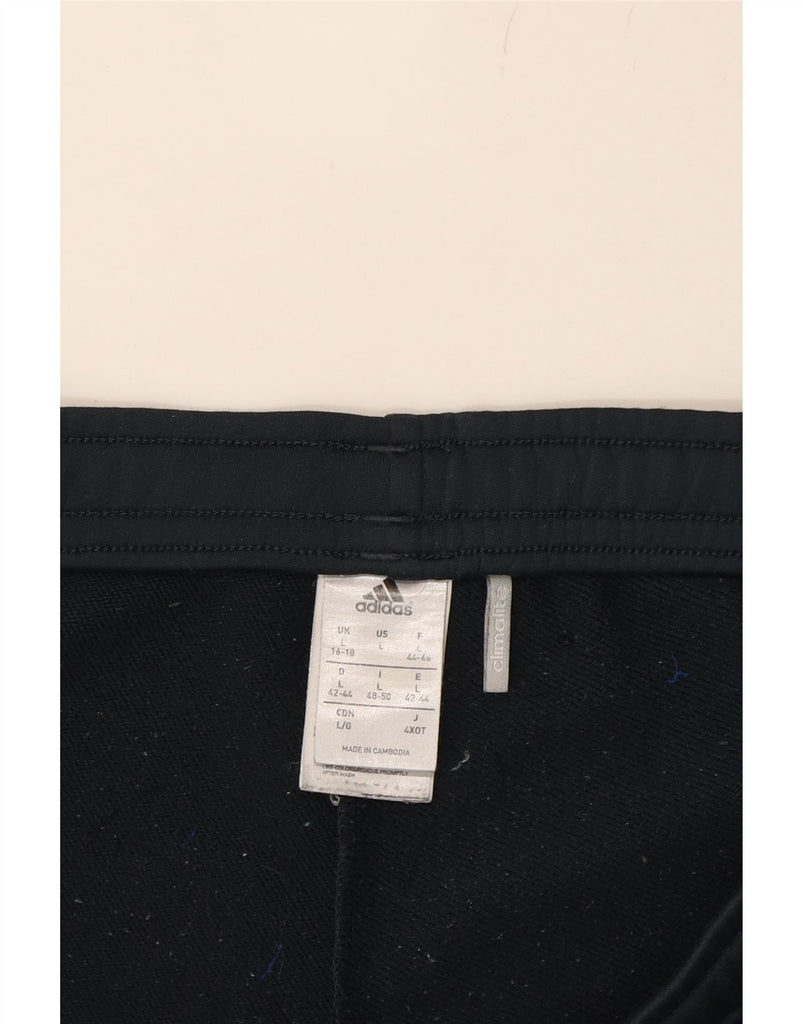 ADIDAS Womens Climalite Tracksuit Trousers UK 16/18 Large  Navy Blue Vintage Adidas and Second-Hand Adidas from Messina Hembry 