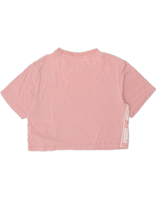 Puma pink crop top on sale