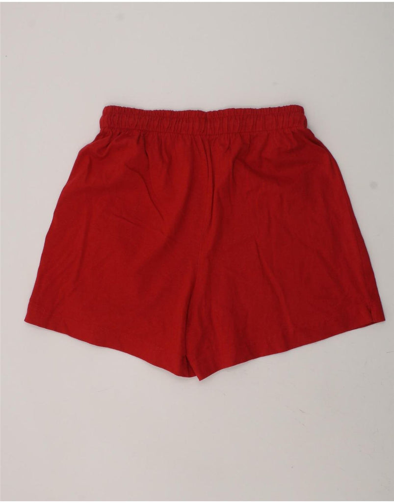 CHAMPION Girls Graphic Sport Shorts 12-13 Years Medium Red Cotton | Vintage Champion | Thrift | Second-Hand Champion | Used Clothing | Messina Hembry 