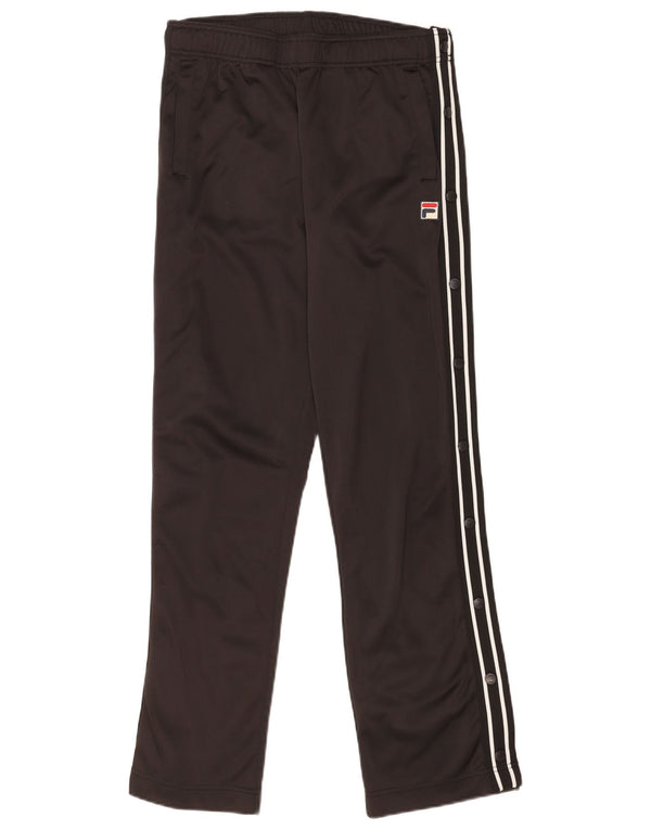 Fila Womens Tracksuit Trousers UK 12 Medium Black Polyester