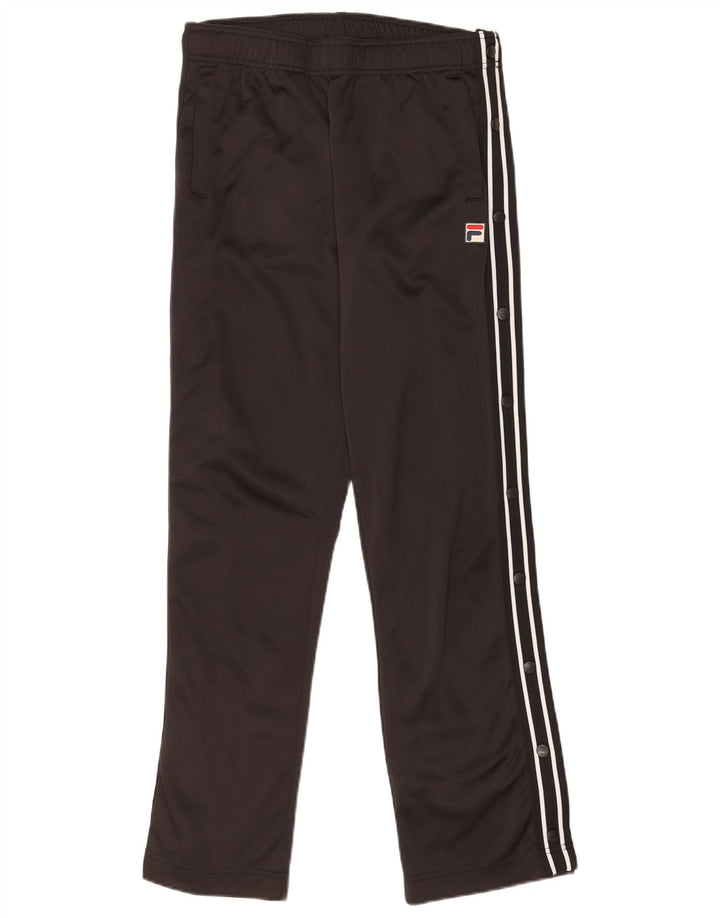 Fila Womens Tracksuit Trousers UK 12 Medium Black Polyester