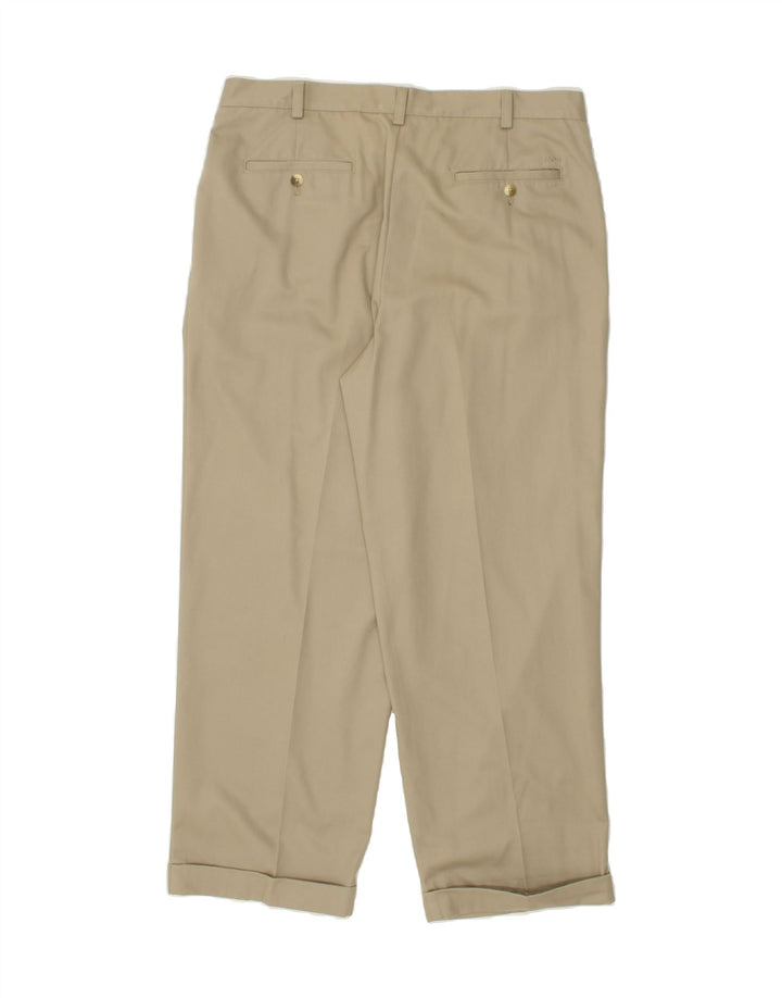 IZOD Mens Pegged Chino Trousers W36 L29 Beige Cotton Vintage Izod and Second-Hand Izod from Messina Hembry 