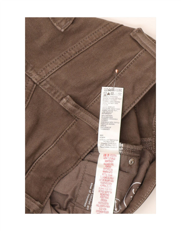 Marks & Spencer Mens Straight Jeans W36 L29 Brown Cotton