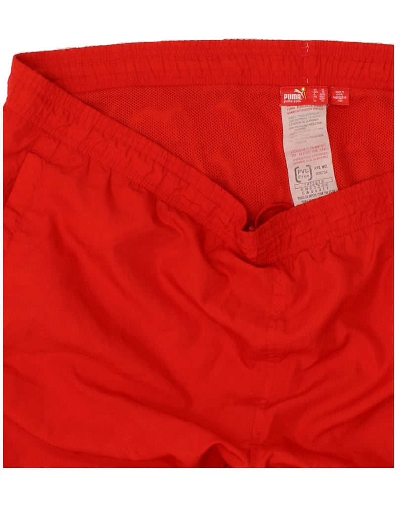 PUMA Mens Graphic Sport Shorts XL Red Polyester Vintage Puma and Second-Hand Puma from Messina Hembry 