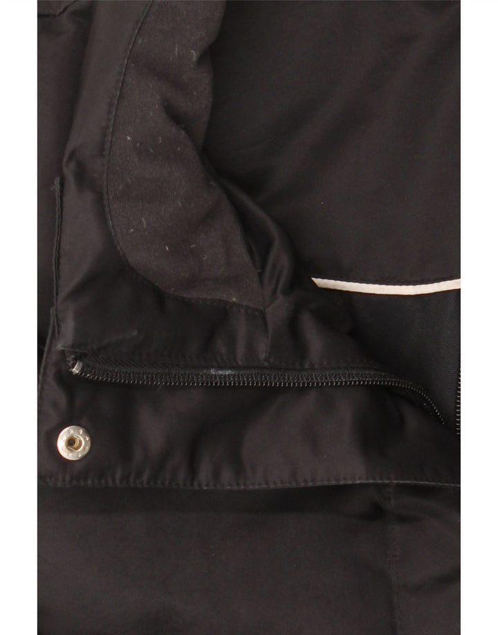 Adidas Womens Padded Coat UK 14 Medium Black Polyester