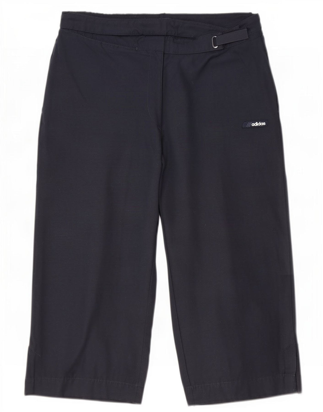 Adidas Womens Bermuda Shorts UK 12 Medium W30 Navy Blue Cotton
