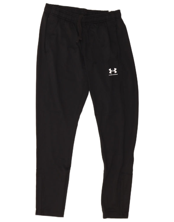 UNDER ARMOUR Womens Tracksuit Trousers UK 10 Small  Black Polyester