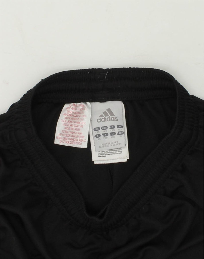 ADIDAS Boys Climalite Sport Shorts 4-5 Years 2XS Black Polyester | Vintage Adidas | Thrift | Second-Hand Adidas | Used Clothing | Messina Hembry 