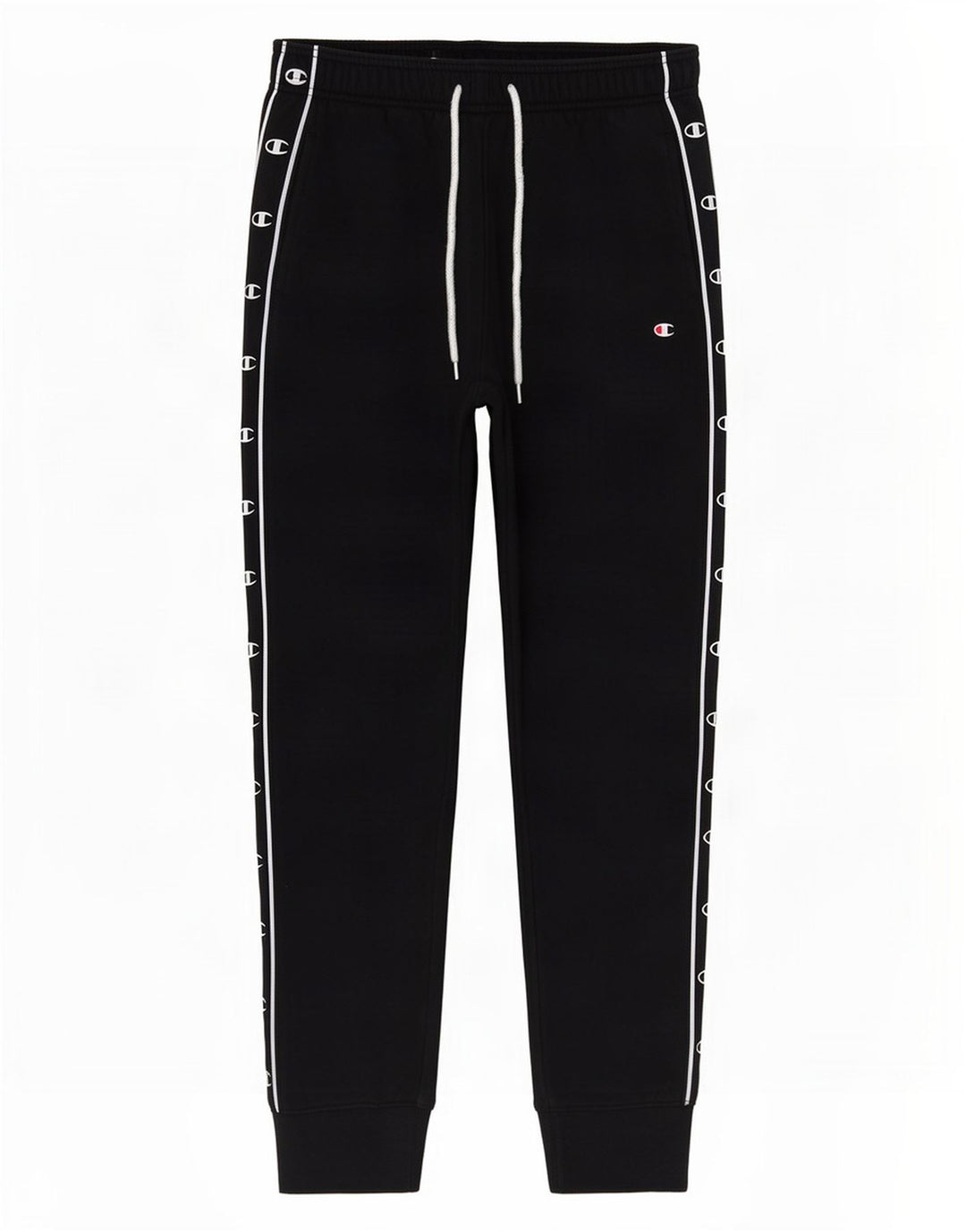 Champion Mens Graphic Tracksuit Trousers Joggers Medium Black Cotton