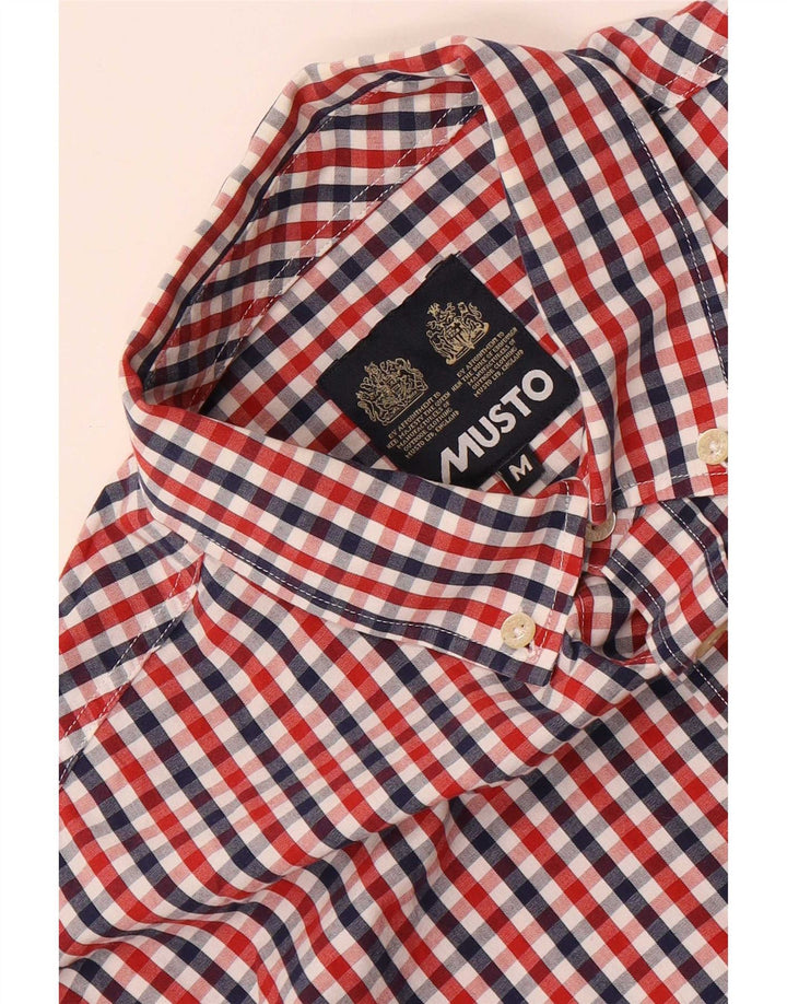 Musto Mens Shirt Medium Multicoloured Gingham