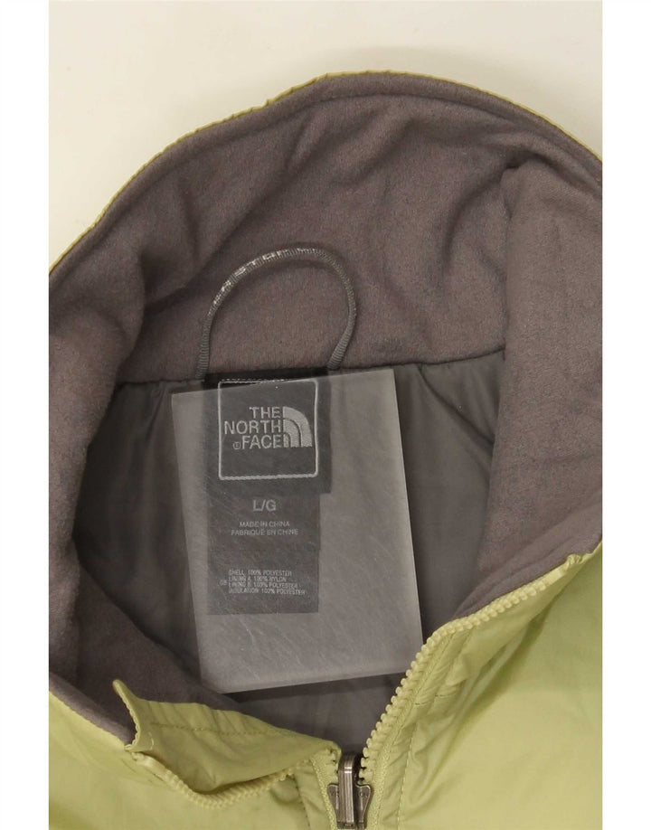 The North Face Womens Windbreaker Jacket UK 16 Large Yellow Polyester