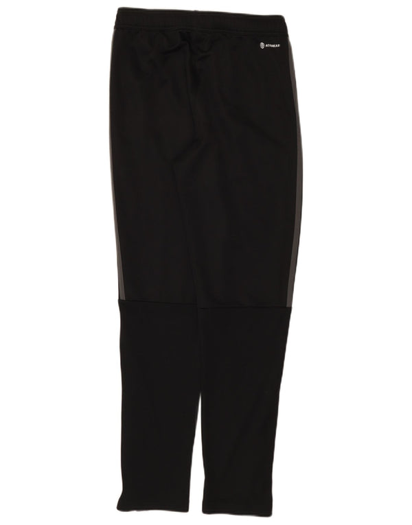 Adidas Boys Aeroready Tracksuit Trousers Joggers 13-14 Years Black