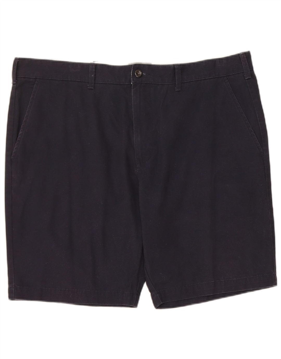 Marks & Spencer Mens Chino Shorts W38 XL Navy Blue Cotton