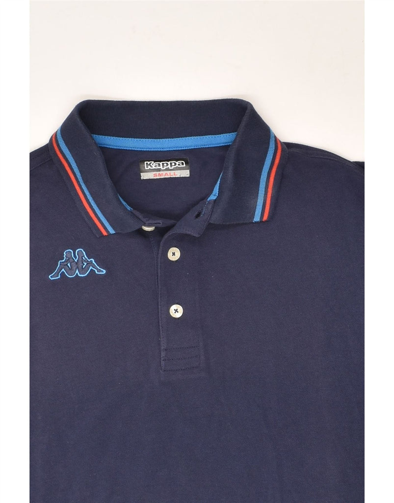 KAPPA Mens Polo Shirt Small Navy Blue Cotton | Vintage Kappa | Thrift | Second-Hand Kappa | Used Clothing | Messina Hembry 