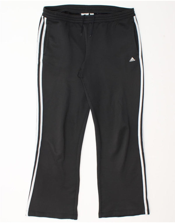 Adidas Womens Tracksuit Trousers UK 16 Large  Black Polyester