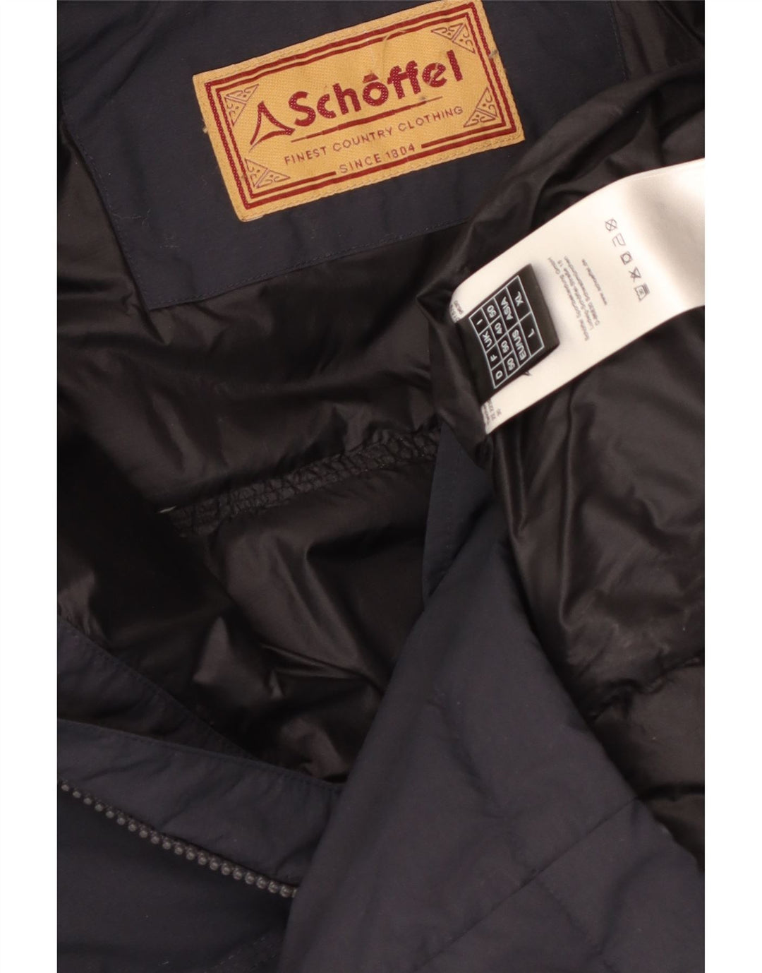 Schoffel Mens Padded Jacket UK 40 Large Navy Blue Nylon