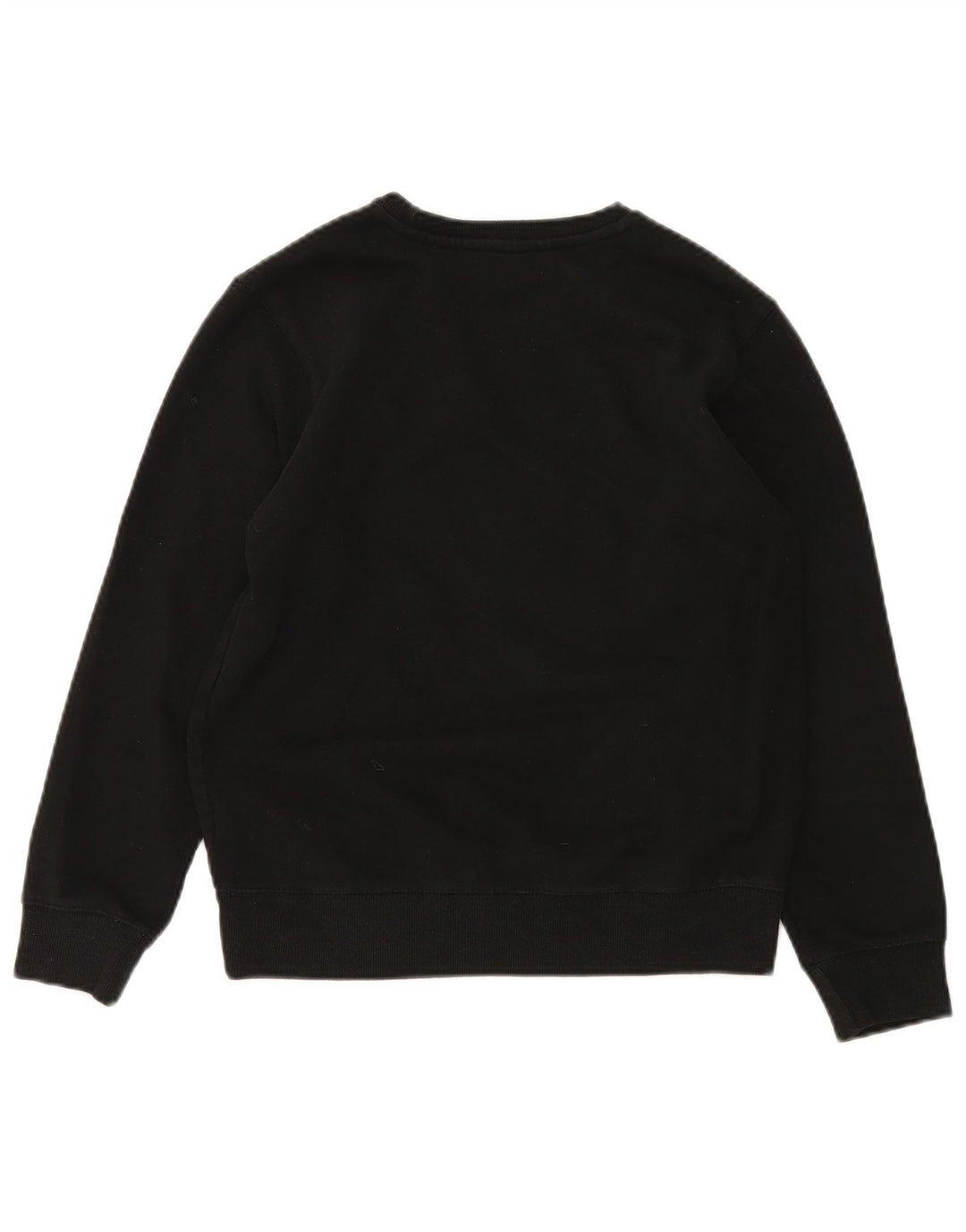 CHAMPION Boys Graphic Sweatshirt Jumper 11-12 Years Large Black Cotton