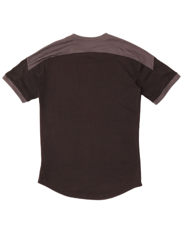 Puma Mens Dartford FC T-Shirt Top Medium Black Colourblock Polyester